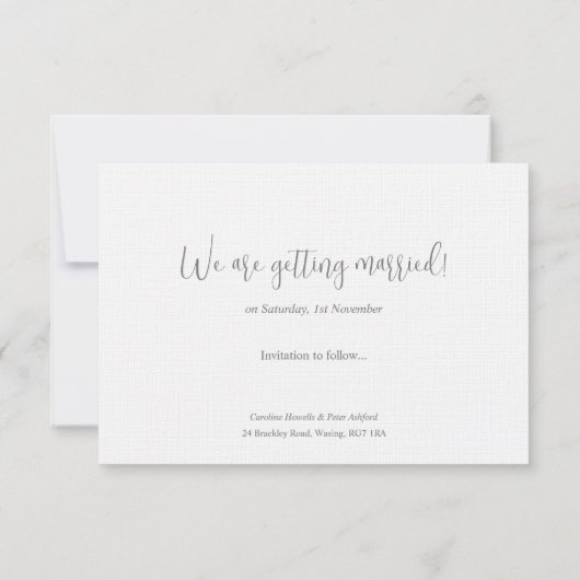 ボホバンブーボタニカルリーフソフトグリーンエレガントリー セーブザデート (裏面)