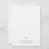 ボホバンブーボタニカルリーフソフトグリーンエレガントリー 招待状 (裏面)