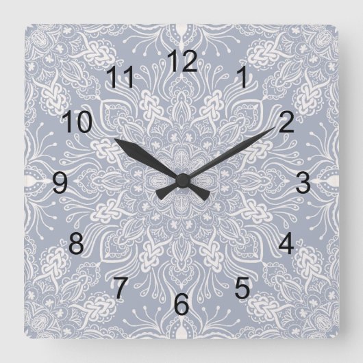 ボホバークリー スクエア壁時計 (正面)