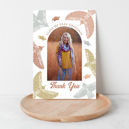 ボホバード |写真の卒業サンキューカード サンキューカード