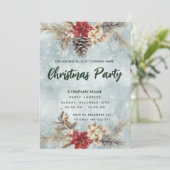 ボホパインコーン枝クリスマスパーティー 企業の 招待状 (スタンド正面)