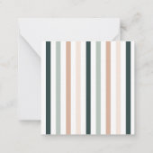 ボホパインツリーのホリーすてきクリスマスエンクロージャー ノートカード (裏面)