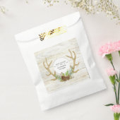 ボホパインフォレストディア〔雄ジカの〕枝角アローズバビースシャワー フェイバーバッグ (封をした状態)