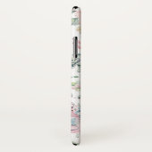 ボホパステルウォーターカラー多肉植物パターンカスタム Case-Mate iPhoneケース (裏面/右)