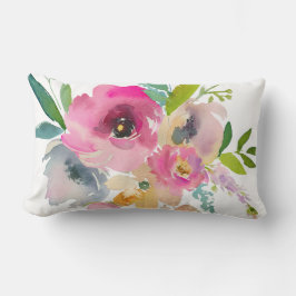 ボホパステルウォーターカラー ランバークッション