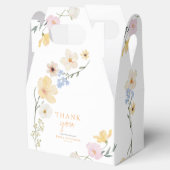 ボホパステルエレガントワイルドフラワーベビーシャワー フェイバーボックス (オープン)