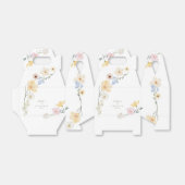 ボホパステルエレガントワイルドフラワー結婚ズ フェイバーボックス (折り畳みなし)