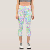 ボホパステルカラフルグルーヴィヒッパイブロブモザイク カプリレギンス (正面)