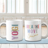 ボホパステルカラーヨギ名動機引用文 コーヒーマグカップ