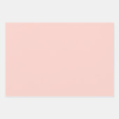 ボホパステルテラコッタピンクシーシェルラッピング ラッピングペーパーシート (正面2)