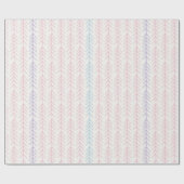 ボホパステルトライバルアローベイビーシャワー ラッピングペーパー (フラット)