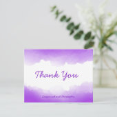 ボホパステルパープルグラデーションウォーターパーソナライズされたカラー (スタンド正面)