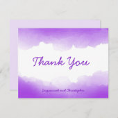 ボホパステルパープルグラデーションウォーターパーソナライズされたカラー (正面/裏面)