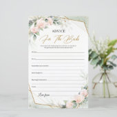 ボホパステルピンクローズ金ゴールドアドバイスフォーザブライド (スタンド正面)