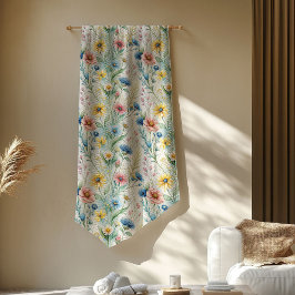 ボホパステルフローラブランケットギフトフォーザセレニティ フリースブランケット