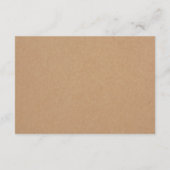 ボホパステルフローラ素朴リース結婚ズ エンクロージャーカード (裏面)