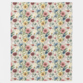 ボホパステルブランケットギフトジュエリーのための彼女の居心地の良い瞬間 フリースブランケット (正面)