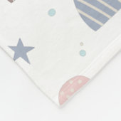 ボホパステルモダンレインボーズ フリースブランケット (角)