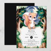 ボホパステルリス誕生日 招待状 (正面/裏面)