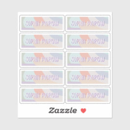 ボホパステルレインボーシールシート シール