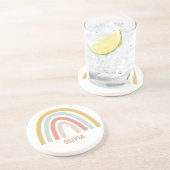 ボホパステルレインボーパーソナライズされた コースター (側面)
