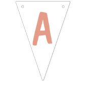 ボホパステルレインボーパーソナライズされた バンティングフラッグ (第3の旗)