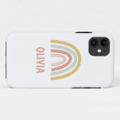 ボホパステルレインボーパーソナライズされた Case-Mate iPhoneケース (裏面(横))