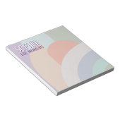 ボホパステルレインボー ノートパッド (アングル)