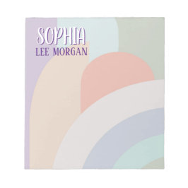 ボホパステルレインボー ノートパッド