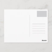 ボホパステル素朴フラワーリースサンキュー ポストカード (裏面)