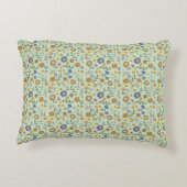 ボホパターン01.w緑BG アクセントクッション (裏面)