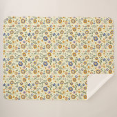 ボホパターン01.w黄色BG シェルパブランケット (正面(横))