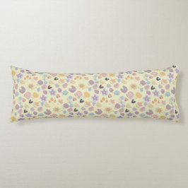 ボホパターン02.wイエローBG ボディピロー