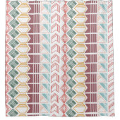 ボホパターン シャワーカーテン (正面)