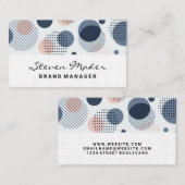 ボホパターン | ドットパターン 名刺 (正面/裏面)