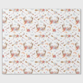 ボホパターン ラッピングペーパー (フラット)