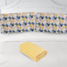 ボホパッチワークレトロ素朴カントリーファームハウス 枕カバー