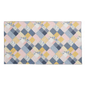 ボホパッチワークレトロ素朴カントリーファームハウス 枕カバー (裏面-左)