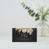 ボホパマスグラスディスコ赤ちゃんシャワー本ベビー エンクロージャーカード (スタンド正面)