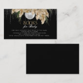 ボホパマスグラスディスコ赤ちゃんシャワー本ベビー エンクロージャーカード (正面/裏面)