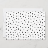 ボホパンダ誕生日招待状ズ – ガール 招待状 (裏面)