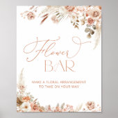 ボホパンパエレガントスグラスフラワーバー ポスター (正面)