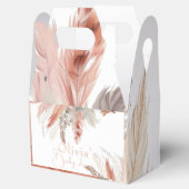 ボホパンパエレガントスグラスベイビーシャワー フェイバーボックス (オープン)