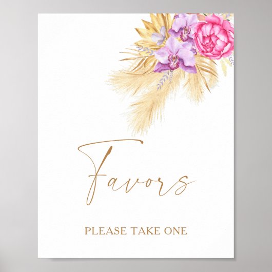 ボホパンパスの草 – 好意を取って1つ ポスター (正面)