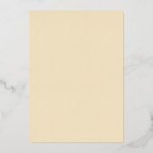 ボホパンパスアーチベイビーシャワー 箔招待状 (裏面)