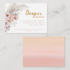 ボホパンパスオムツラッフルカード ノートカード