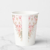 ボホパンパスオーキッズプニーニュートラルベビーシャワー 紙コップ (右)