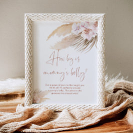 ボホパンパスグラスどのように大きいママの腹ゲーム ポスター