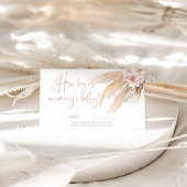 ボホパンパスグラスどのように大きなママの腹 エンクロージャーカード