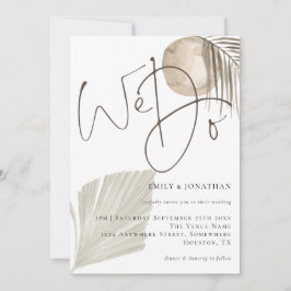 ボホパンパスグラスの脚本結婚を 招待状